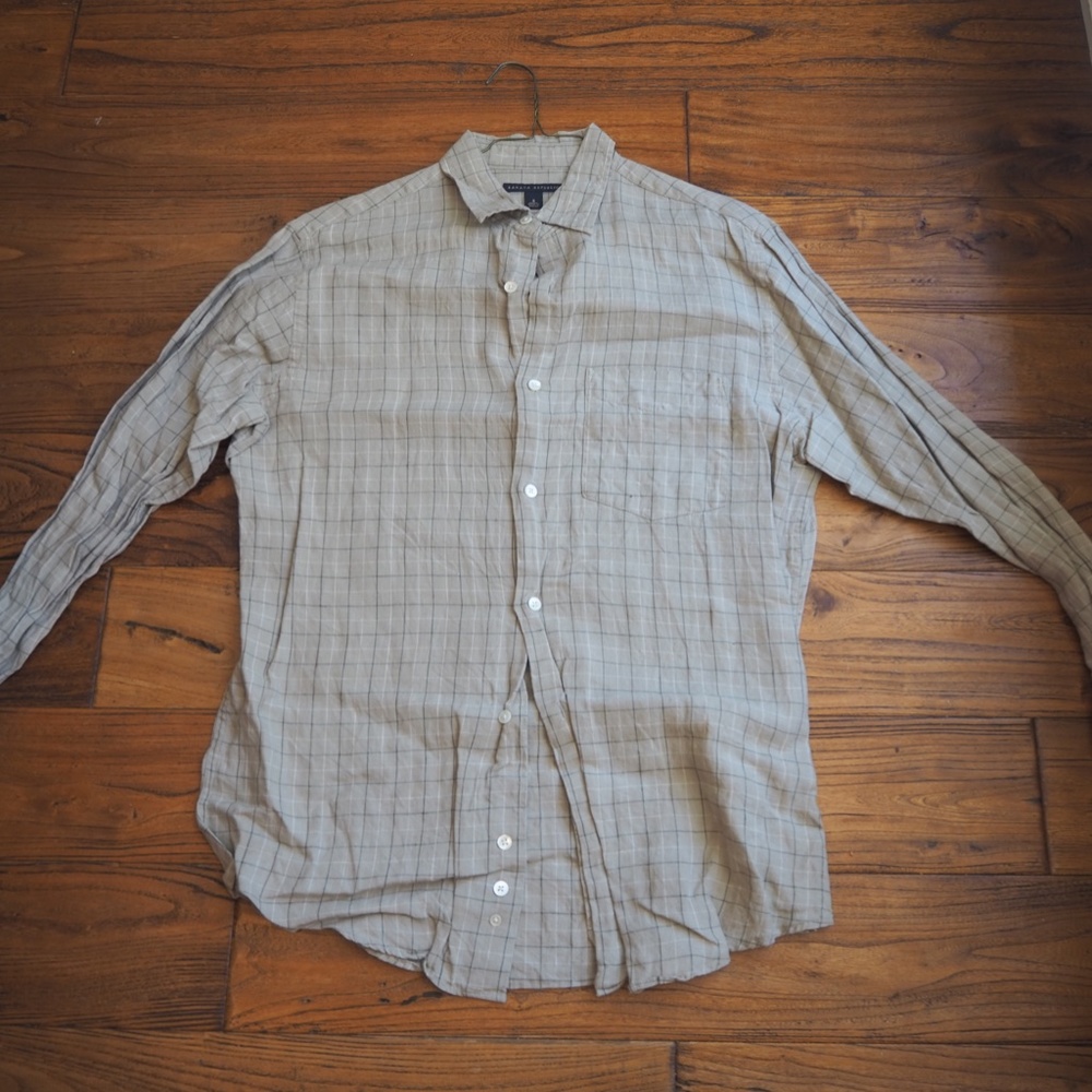 Banana Republic Linen Long-Sleeved Shirt